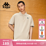 卡帕（Kappa）背靠背夏运动短袖polo衫2026新款男士宽松t恤半袖上衣K0D32PD01D 【修身/轻盈/柔软】海沙色-6324A M （推荐尺码170/92A）