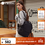 LeSportsac乐播诗新款包包女包时尚通勤电脑背包双肩包书包生日礼物 黑色/枪色