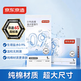 京东京造0.9%生理盐水湿巾便携小包50片 湿敷脸痘痘眼鼻手口清洁棉独立装