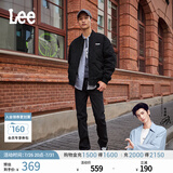Lee【张凌赫代言】中腰锥形日常显瘦经典五袋款男牛仔裤休闲潮流 黑色(731舒适锥形版型） 32 (140-150斤可选)