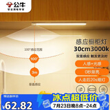 公牛（BULL）感应橱柜灯衣柜灯LED人感光感磁吸 卧室床沿玄关小夜灯30CM3000K