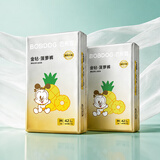 巴布豆（BOBDOG）【唐艺昕推荐】金钻·菠萝裤纸尿裤M84片弱酸护臀婴儿尿不湿