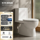 科勒普通连体马桶齐悦节水坐便器28866T 305坑距送装一体