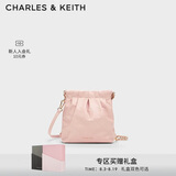 CHARLES&KEITH迷你菱格链条流浪包单肩包双肩包包女包生日礼物CK2-60782390