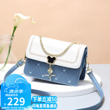 爱情海牛皮包包女包斜挎包品牌单肩包小方包生日礼物高级感送女友老婆
