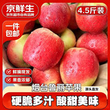 京鲜生山东鲁丽苹果4.5斤单果160克新鲜水果 源头直发包邮