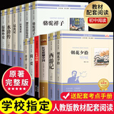 初中必读12本名著 初中生必读名著十二册全套正版适合人教版 七八九年级必读课外阅读书籍 骆驼祥子和钢铁是怎样炼成的七年级 昆虫记和经典常谈八年级 简爱和儒林外史九年级 7-9年级上下册必读经典读本 初