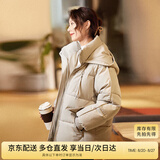 尚都比拉加厚保暖棉服女冬季女装连帽防风棉衣休闲百搭短款面包服棉袄外套