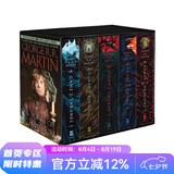 英文原版 A Song of Ice and Fire 冰与火之歌  Game of Thrones  权力的游戏 1-5全套 乔治马丁 美剧原著小说 绿山墙 冰与火之歌系列 英文原版