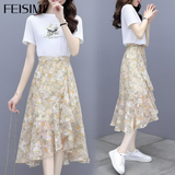 菲思蜜（Feisimi）轻奢品牌连衣裙女装今年最流行的衣服2026新款夏季高级感套装裙子 图片色 M