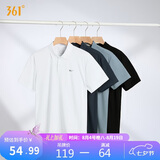 361°短袖男士t恤夏季速干衣polo衫跑步健身运动服半袖652524102D-1
