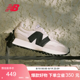NEW BALANCE夏季运动鞋男鞋女鞋百搭复古米白色休闲鞋327系列MS327FE 44