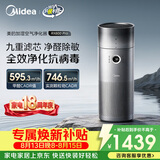 美的（Midea）【九重净化加湿一体】空气净化器加湿鼻炎家用除甲醛烟味异味过敏原空气净化机RX600Pro