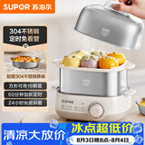 苏泊尔（SUPOR）煮蛋器 蒸蛋器 小型不锈钢多功能迷你电蒸锅 家用煮鸡蛋神器 旋钮可定时自动断电 Z18FK859