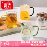 富光玻璃杯水杯子茶杯具凉水杯牛奶啤酒果汁杯子耐高温马克杯家居馆