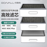 东耐伦适配352空气净化器滤芯滤网适配X80/X83/X80C/X83C 适配X80/X83重炭套装（高效+活性炭+活性炭）