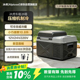 冰虎（Alpicool）压缩机制冷2025新款C12车家两用冷冻冷藏户外速冻迷你小冰箱