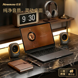 纽曼（Newmine）V3音响电脑音箱有线迷你小音响多媒体笔记本电脑桌面家用台式机小型USB高音质有源低音炮黑色