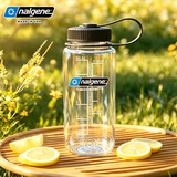 乐基因（nalgene）美国进口水杯女塑料便携刻度杯子学生夏季防摔水瓶男400ml