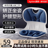 KYOLENS人体工学护腰坐垫靠背垫腰靠腰托腰部支撑驼背座椅办公室久坐神器