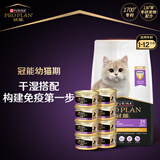 冠能幼猫猫粮 1岁以下幼猫粮7kg+幼猫罐头主食罐含鸡肉85g*8 干湿搭配