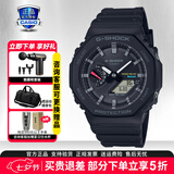 卡西欧（CASIO）学生手表黑金GSHOCK潮流双显运动防水石英电子表送男友七夕礼物 GA-B2100-1A-太阳能