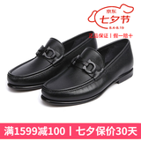 Ferragamo 菲拉格慕  男士CROWN系列牛皮商务正装皮鞋 黑色02A879 0688525 42 /8码