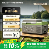 冰虎（Alpicool）压缩机制冷X20车家两用冷冻冷藏宿舍办公室户外家居用品