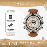 天美时Timex航海家石英运动户外多功能男士皮带手表七夕礼物T2N721