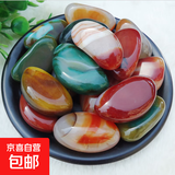 南京雨花石原石天然清仓鹅卵石石头花盆鱼缸装饰彩石头彩色小石子 3-5厘米（1斤15颗左右）