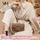 VANESSA HOGAN VH女包山茶花信封包轻奢老花链条小包单肩斜挎包七夕礼物送女友