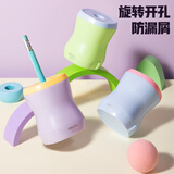 得力（deli）棘轮结构卷笔刀旋转削笔刀幼儿园便携转笔旋笔刀削笔刀手动铅笔刀旋笔刀学生开学文具儿童生日礼物