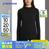 迪卡侬（DECATHLON）保暖内衣男女秋衣秋裤速干防寒滑雪上衣裤子套装- BL 100 SKI100 【女士】黑色上装 S