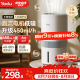 亚都（YADU）无雾加湿器卧室办公室母婴 上加水4L大容量 恒湿可调 轻音定时 空气加湿器升级款 SZ450-TJ030Pro