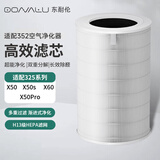 东耐伦适配352空气净化器滤芯滤网适配X80/X83/X80C/X83C 适配X50/X50S/X60纯滤型滤芯