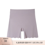 纤莉秀大码女装防走光不卷边安全裤丝滑轻薄无痕裸感打底裤秋新款1730 粉色 3XL