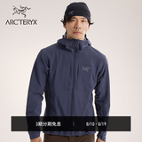 ARC'TERYX始祖鸟 GAMMA MX HOODY 防风 男子 软壳夹克 BLACK SAPPHIRE II/蓝黑色 M