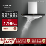 方太油烟机EMC2A官方抽油烟机吸油烟机家用厨房大吸力欧式顶吸式EMC5A同款【推荐搭配TX22灶具套装】 【单烟机】22瞬吸风量
