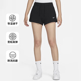 耐克女运动短裤3英寸 夏季 针织超短裤 时尚百搭 DV7863-010 黑 S