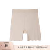 纤莉秀大码女装防走光不卷边安全裤丝滑轻薄无痕裸感打底裤秋新款1730 肤色 4XL
