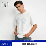 盖璞Gap男女装2026春季新款纯棉logo字母宽松短袖T恤百搭上衣 白色 868224 XS (165/84A)亚洲尺码