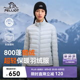 伯希和（Pelliot）轻薄排骨羽绒服女防风外套800蓬鹅绒保暖男冲锋衣内胆12340822蓝S