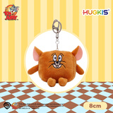 皓奇乐（HUGKIS）猫和老鼠毛绒玩具钥匙扣书包包挂饰可爱卡通周边玩偶 8cm杰利鼠(三角形) 【现货速发】