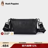 暇步士（Hush Puppies）单肩包真皮男士背包斜挎商务通勤牛皮小挎包新款男士包七夕礼物 【经典款】可手包