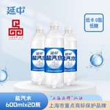 延中盐汽水600ml*20瓶/箱饮料上海经典碳酸饮品咸口味含盐汽水 单箱装
