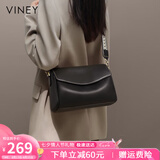 viney牛皮包包女包品牌斜挎枕头包轻奢单肩包生日七夕情人节礼物送女友