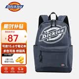 Dickies书包男大学生大容量双肩包休闲旅行户外徒步背包电脑包礼物牛仔蓝