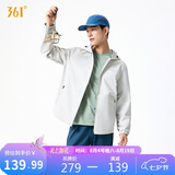 361°外套男秋季三防防泼水运动休闲连帽户外夹克风衣服652534601H-1
