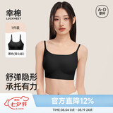 幸棉【代言人同款】无痕粉底液内衣无尺码隐形舒适美背胸罩细肩带文胸