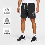 耐克（NIKE）男运动短裤7英寸 夏季梭织短裤休闲裤 凉爽轻便DB3811-010黑白L